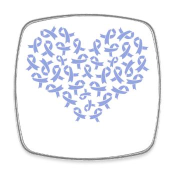Cancer Esophagus Chemo Cancer Survivor - Square fridge magnet - white - Front