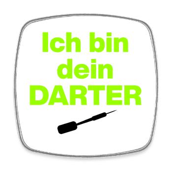 I'm Your Darter, Neon Style, Star War Style - Square fridge magnet - white - Front