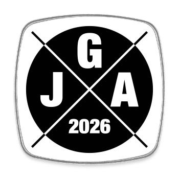 Jga 2026 Bachelor Party - Square fridge magnet - white - Front