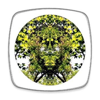 Créature de la nature des arbres - Magnet carré - blanc - Devant