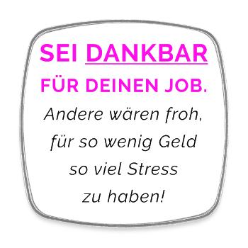 Dankbar für deinen Job - Viereckiger Kühlschrankmagnet - Weiß - Vorne