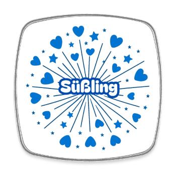 Sweet - Square fridge magnet - white - Front