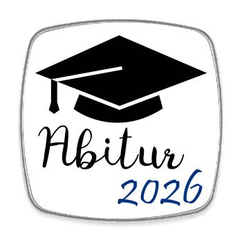 Abitur 2026 - Square fridge magnet - white - Front