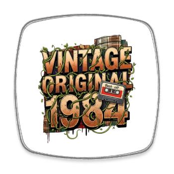 Vintage Original 1984 - Square fridge magnet - white - Front
