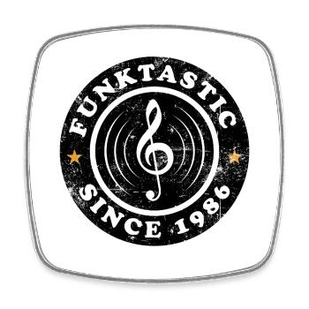 Funktastic depuis 1986 - Magnet carré - blanc - Devant
