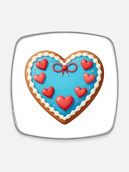 Cadeau pour la fête des mères : Idée de cadeau pour la fête des mères - Magnet carré - blanc