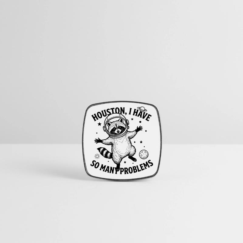 Square fridge magnet