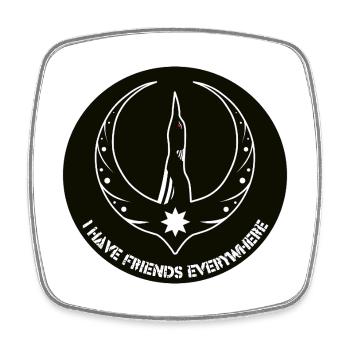 Rebellion Loon Logo - Eistaucher Rebellion Logo - Square fridge magnet - white - Front