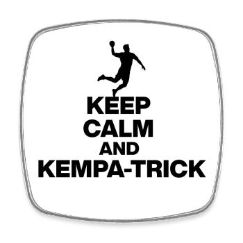 KEEP CALM & KEMPA TRICK! GERMANY HANDBALL - Square fridge magnet - white - Front