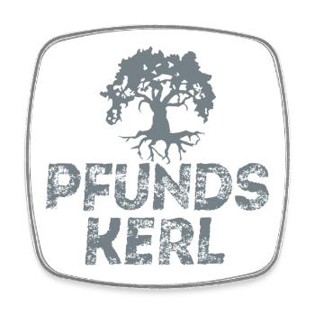 Pound Guy - Square fridge magnet - white - Front
