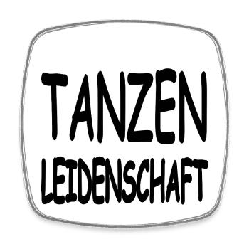 Dance - Square fridge magnet - white - Front