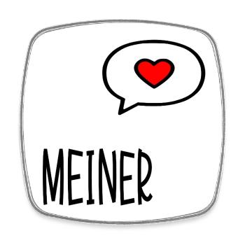 Valentine's Day Relationship Mine - Square fridge magnet - white - Front