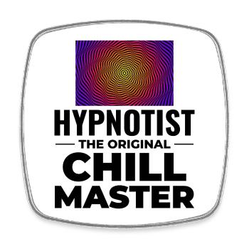 Hypnotiseur Original Chill Master Équipement Professionnel - Magnet carré - blanc - Devant