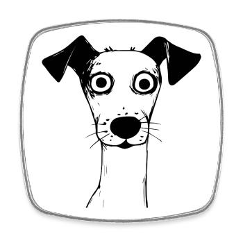 nice_to_see_you - Square fridge magnet - white - Front