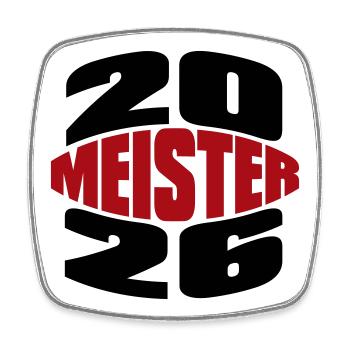 Champion 2026 Championship - Square fridge magnet - white - Front