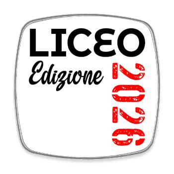 Italy - High School Edition 2026 - Square fridge magnet - white - Front