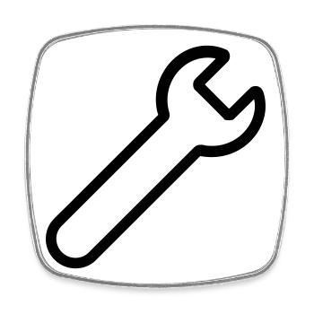 do-it-yourself - Square fridge magnet - white - Front