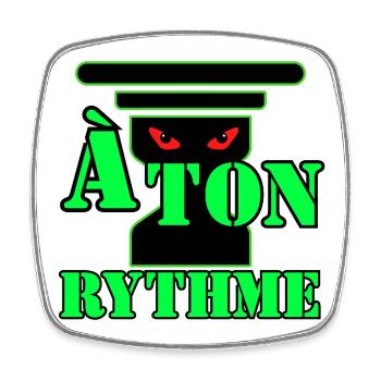À TON RYTHME. - Magnet carré - blanc - Devant