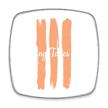 Healing Takes Time Mindfulness and Patience - Square fridge magnet - white - Front