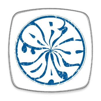 Earth Day Tag der Erde Planet Umwelt used look  - Viereckiger Kühlschrankmagnet - Weiß - Vorne