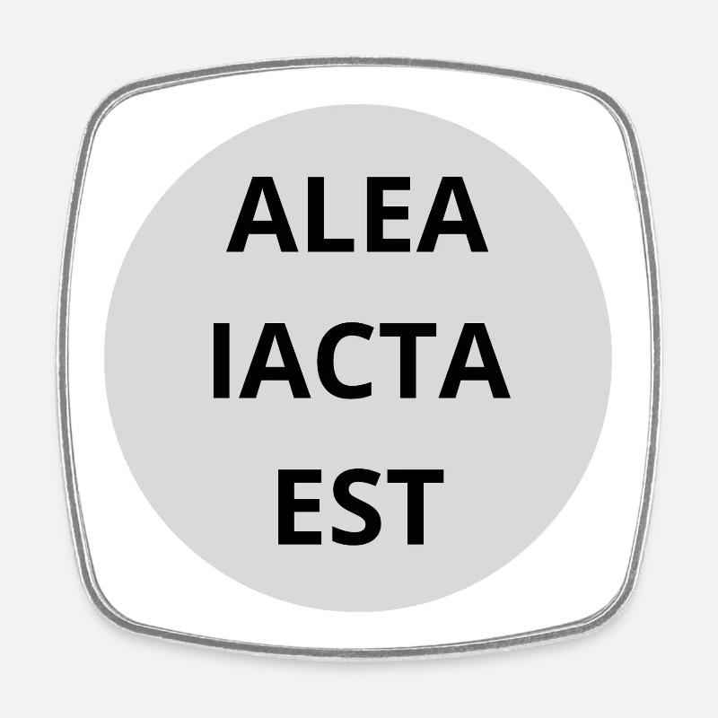 Alea Iacta est - Magnet carré - blanc