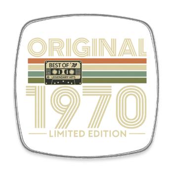 Original 1970 Retro Edition - Square fridge magnet - white - Front