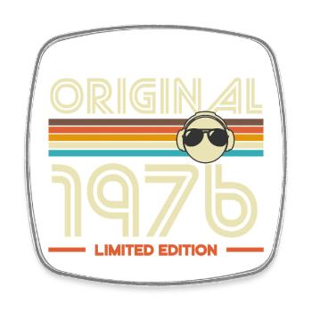 Original 1976 Retro Limited Edition - Square fridge magnet - white - Front