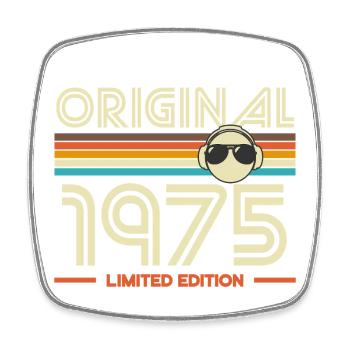 Original 1975 Limited Edition - Square fridge magnet - white - Front