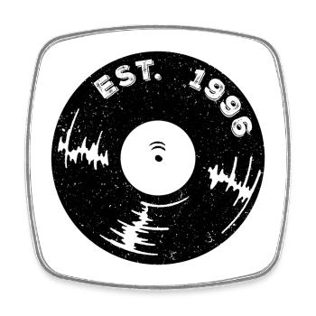 30e anniversaire du millésime 1996 - Magnet carré - blanc - Devant