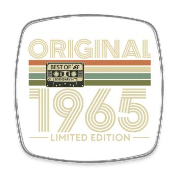 Original 1965 Retro Cassette Edition - Square fridge magnet - white - Front