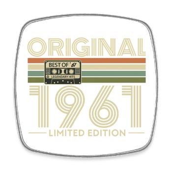 Original 1961 Retro Limited Edition - Magnet carré - blanc - Devant