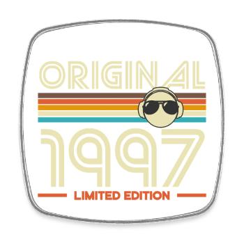 Original 1997 Retrowave Édition limitée - Magnet carré - blanc - Devant