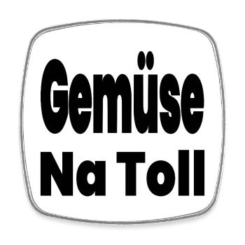 Vegetable - Square fridge magnet - white - Front