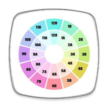 Camelot Wheel - Square fridge magnet - white - Front