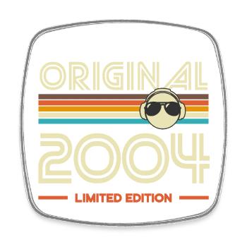 Originale limitierte Ausgabe 2004 - Viereckiger Kühlschrankmagnet - Weiß - Vorne