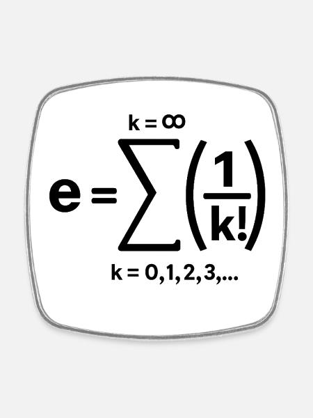 base_log_natural - Square fridge magnet - white