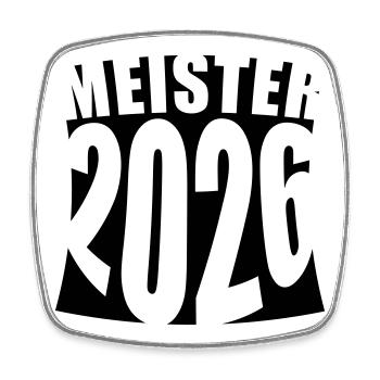 Champion 2026 Championship - Square fridge magnet - white - Front