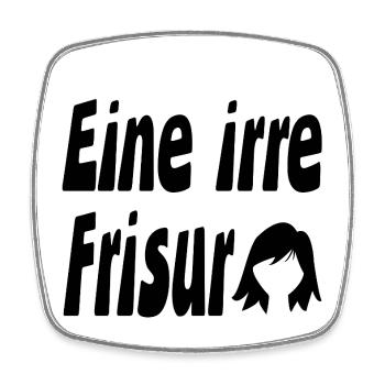 Hairdo - Square fridge magnet - white - Front