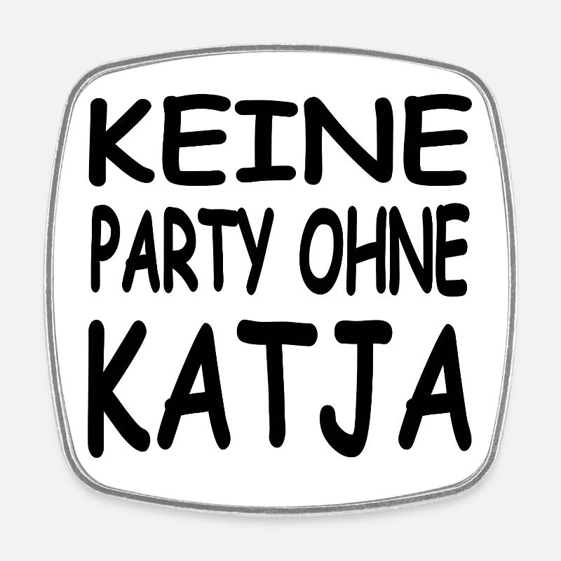 Katja - Magnet carré - blanc