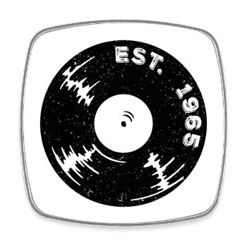 Vintage 1965 - Square fridge magnet - white - Front