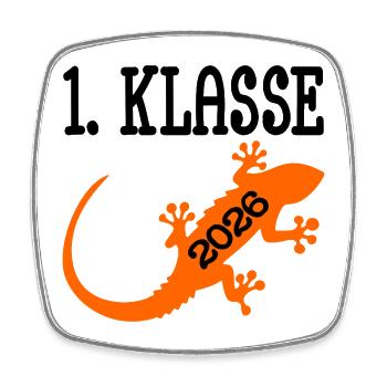 Graduates of daycare school first graders - Square fridge magnet - white - Front