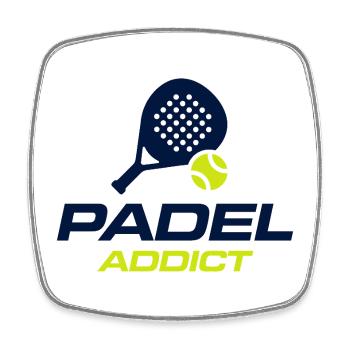 Padel Addict Drôle Maillot Padel Lover - Magnet carré - blanc - Devant