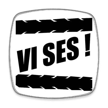 See you goodbye - Square fridge magnet - white - Front