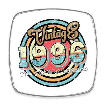 30e anniversaire du millésime 1996 - Magnet carré - blanc - Devant