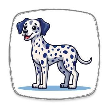 Dalmatians (comic) - Square fridge magnet - white - Front