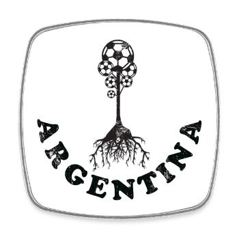 Argentina Football - Square fridge magnet - white - Front