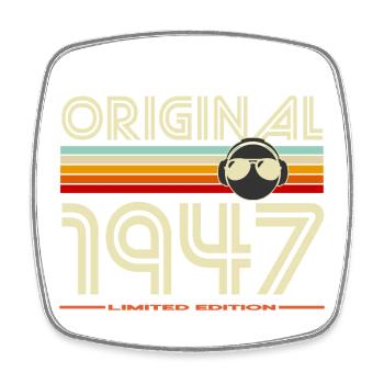 Original 1947 Retro Limited Edition - Square fridge magnet - white - Front