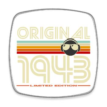 Original 1943 édition rétro - Magnet carré - blanc - Devant