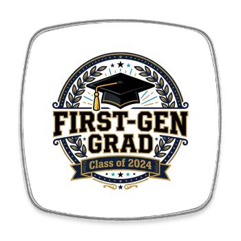 First-Gen Grad 2024 Celebration - Square fridge magnet - white - Front