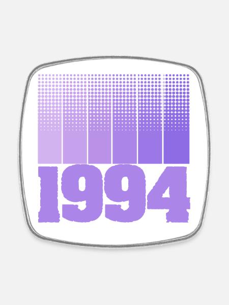 Jahrgang 1994 - Viereckiger Kühlschrankmagnet - Weiß